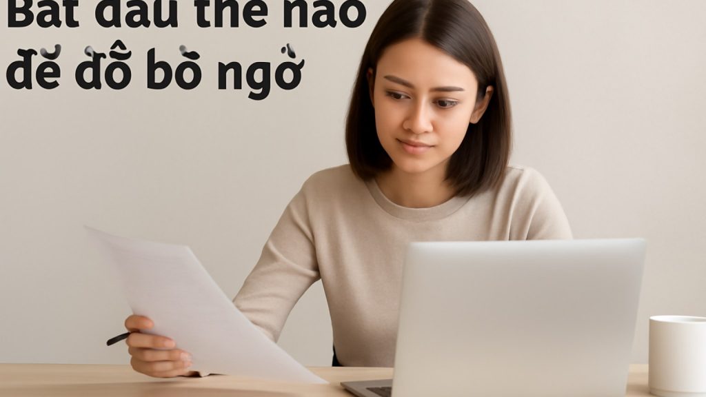 1) Bắt đầu thế nào để đỡ bỡ ngỡ Minh họa: 1) Bắt đầu thế nào để đỡ bỡ ngỡ