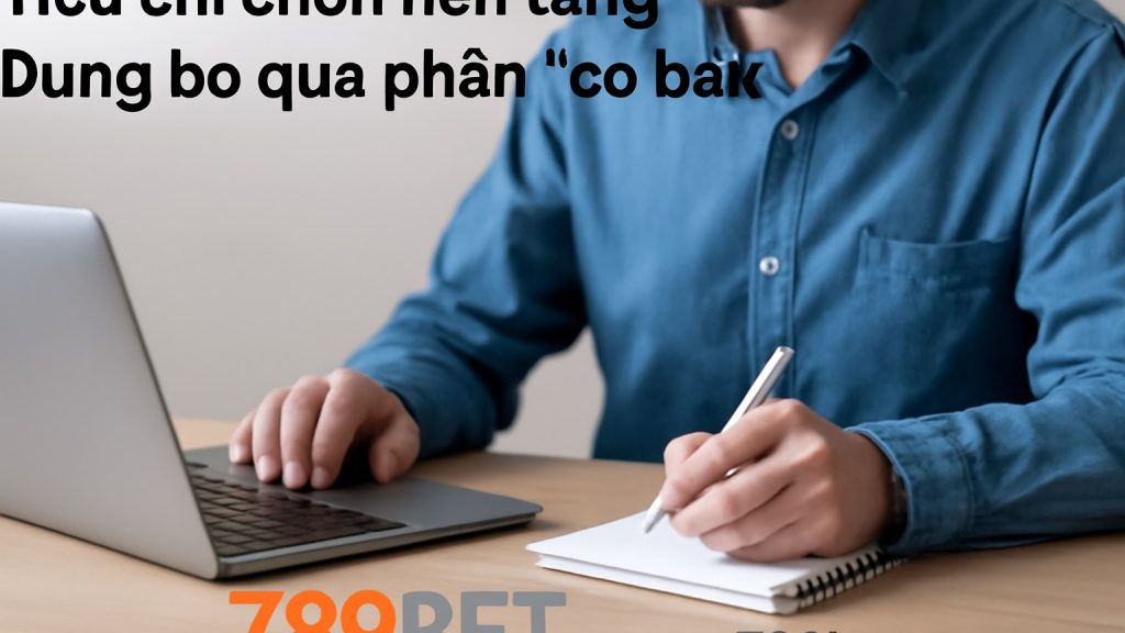 1) Tiêu chí chọn nền tảng: Đừng bỏ qua phần “cơ bản” Minh họa: 1) Tiêu chí chọn nền tảng: Đừng bỏ qua phần “cơ bản”