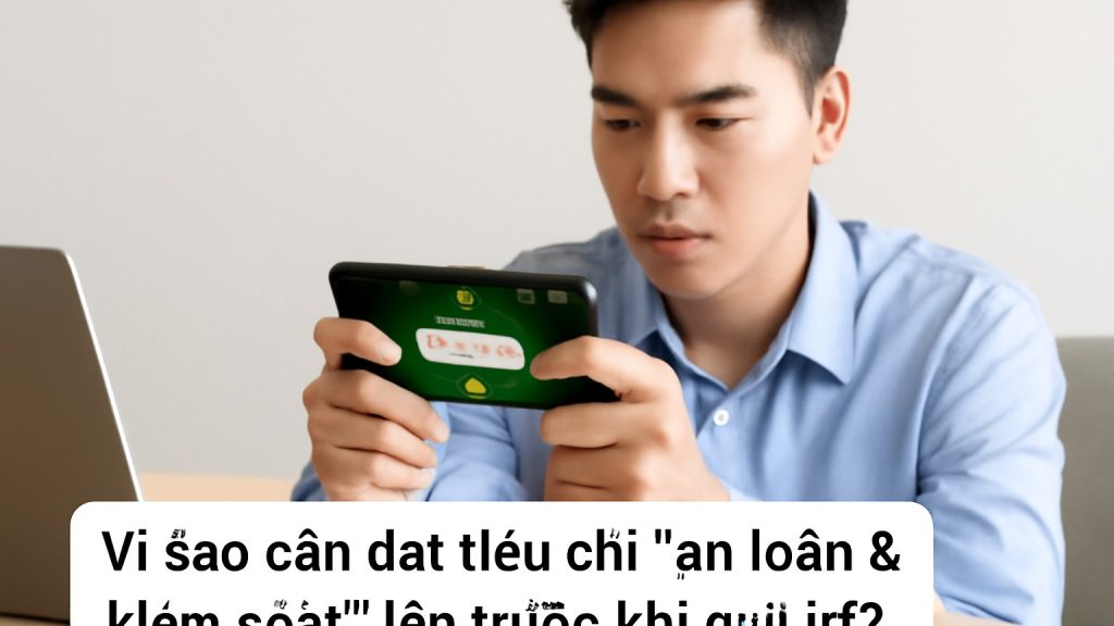 Minh họa: Vì sao cần đặt tiêu chí “an toàn & kiểm soát” lên trước khi giải trí?